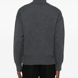 Ami Paris Sweaters Grey
