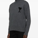 Ami Paris Sweaters Grey