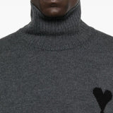 Ami Paris Sweaters Grey