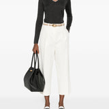 Brunello Cucinelli Grey V Neck Sweater