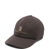 Brunello Cucinelli Cotton hat with logo