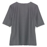 Emporio Armani Grey Striped T Shirt