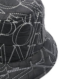 Emporio Armani Logo-embroidered quilted bucket hat