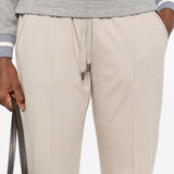Brunello Cucinelli Beige Cuffed Track Pants