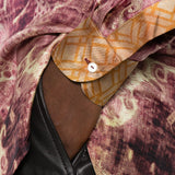 Pierre Louis Mascia Purple Damask Shirt