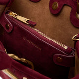 Emporio Armani MyEA small shopper in faux suede