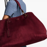 Emporio Armani Large MyEA shopper in imitation suede