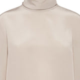 Brunello Cucinelli Beige High Neck Top