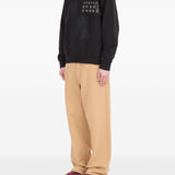 MM6 Maison Margiela Black Crewneck Sweatshirt