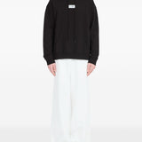 MM6 Maison Margiela Black Drawstring Hoodie