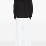 MM6 Maison Margiela Black Drawstring Hoodie