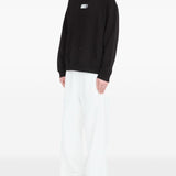 MM6 Maison Margiela Black Drawstring Hoodie
