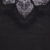 Ermanno Scervino Black Lace Insert Top