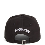 Dsquared2 Black Front Logo Patch Cap