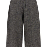 Brunello Cucinelli Grey Herringbone Bermuda Shorts