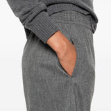 Fabiana Filippi Grey Elasticated Waistband Trousers