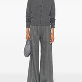 Fabiana Filippi Grey Elasticated Waistband Trousers