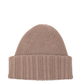 Fabiana Filippi Ribbed metallic-thread beanie hat