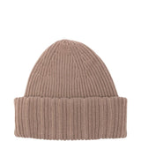 Fabiana Filippi Ribbed metallic-thread beanie hat
