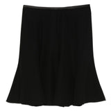 Emporio Armani Black Flared Hem Miniskirt