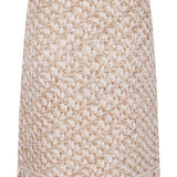 Fabiana Filippi Beige Gold Sequin Skirt
