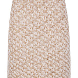 Fabiana Filippi Beige Gold Sequin Skirt