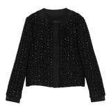 Emporio Armani Button-detail tweed jacket