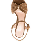 Gianvito Rossi Brown Ankle Strap Sandals