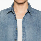 Saint Laurent  Shirts Clear Blue