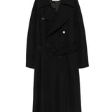 Saint Laurent  Coats Black