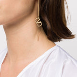 Valentino Garavani Bijoux Gold VLogo Drop Earrings