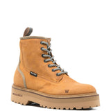 Woolrich Chocolate Brown Fullgrain Boots Platformed