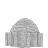 Fabiana Filippi Grey Ribbed Beanie