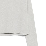 Ami Paris Light Grey Embroidered Logo SweatshirtEdition