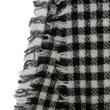 Faliero Sarti Gingham frayed-edge scarf