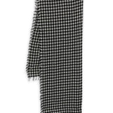Faliero Sarti Gingham frayed-edge scarf