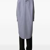 Ami Paris Blue Bandana Collar Dress