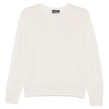 Emporio Armani Ivory Crew Neck Sweater