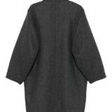 Emporio Armani Grey Button Fastening Coat