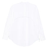 Emporio Armani Button-front curved-hem shirt