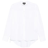 Emporio Armani Button-front curved-hem shirt