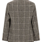 Brunello Cucinelli Cavallo Prince of Wales check blazer