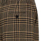 Saint Laurent Brown Pow Check Trousers