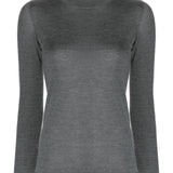 Brunello Cucinelli Anthracite Roll Neck Sweater