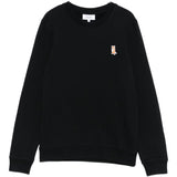 Maison Kitsuné Charcoal Fox Embroidered Sweatshirt
