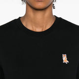 Maison Kitsuné Charcoal Fox Embroidered Sweatshirt