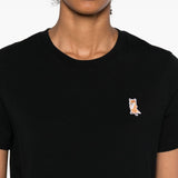 Maison Kitsuné Cotton T-shirt with fox embroidery