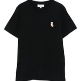 Maison Kitsuné Cotton T-shirt with fox embroidery