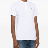Maison Kitsuné White Fox Embroidered Polo