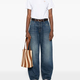 Maison Kitsuné White Fox Embroidered Polo